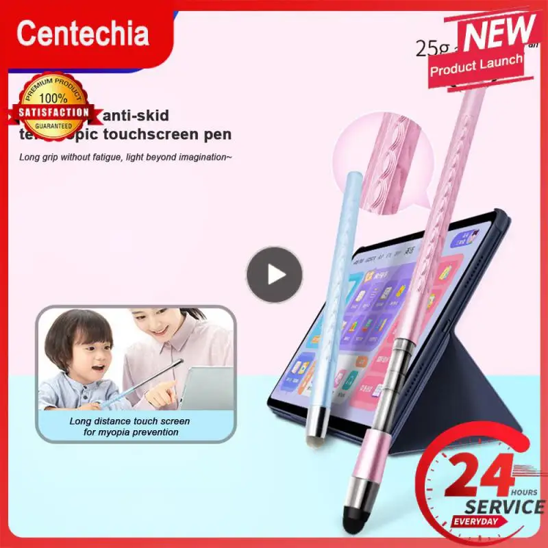 

Телескопическая штыревая ручка для обучения, сенсорный экран, офисное обучение, живопись, игра, стилус для письма, защита глаз для детей, репетирование