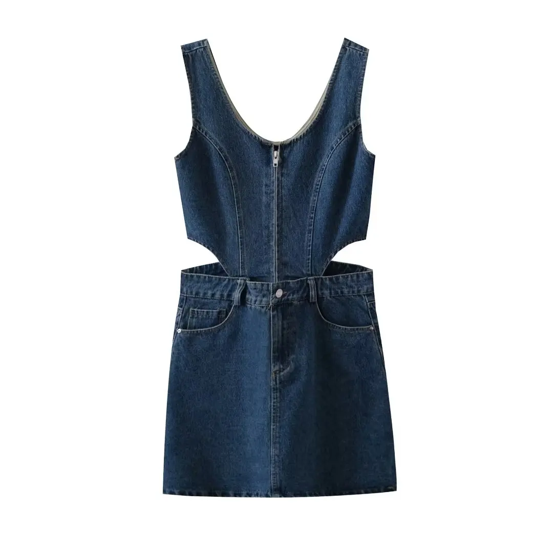 

Женское платье-миди в ковбойском стиле, винтажное платье без рукавов с открытой спиной, лето 2023