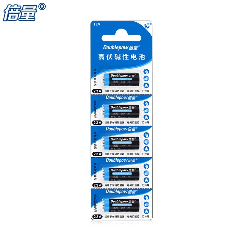 Doublepow 5 шт. 23A12V 27A 12vбатарея дистанционного управления для гаражной двери L828 Щелочная вспышка дверной звонок Сигнализация для автомобиля электрическая прокатка