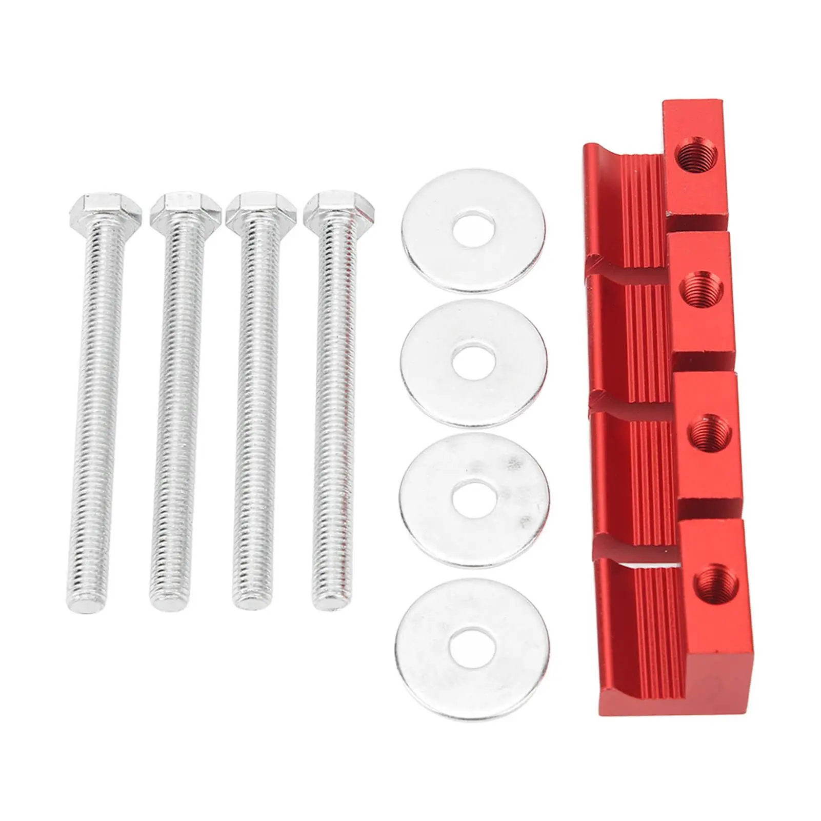 Универсальный алюминиевый J-образный зажим для ящика инструментов — нержавеющий