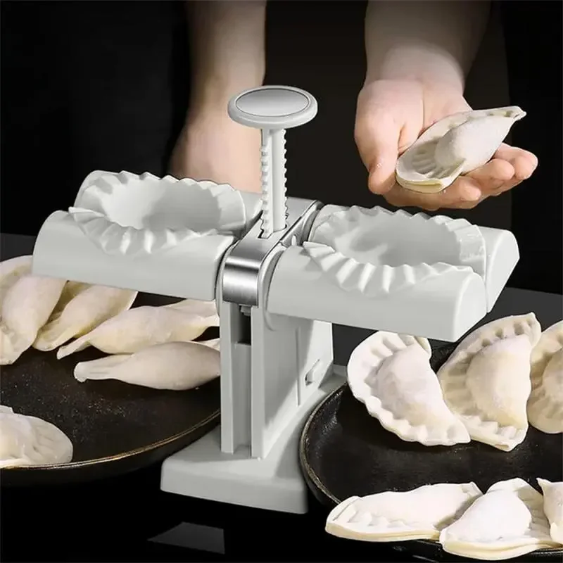

Automatic Dumpling Maker Machine，DIY Empanadas Ravioli Molding Tool Modeling for Kitchen, Press Dumplings Mould Pressing Gadge