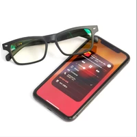 new smart glasses wireless bluetooth 5 0 hands free calling music audio sport headset intelligent anti blue light sunglasses