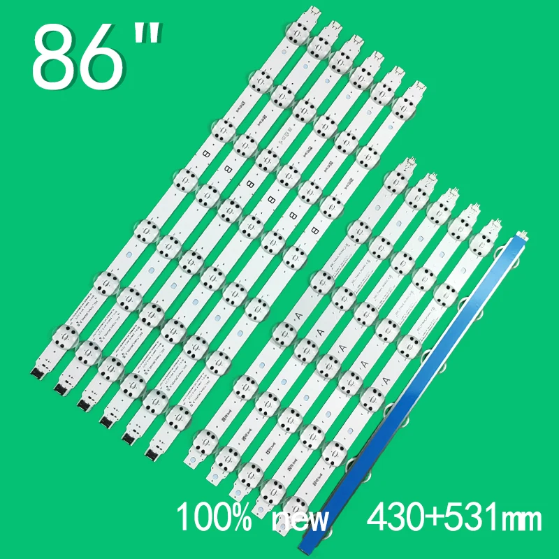 Светодиодная лента для 86UK6300 86UK6500PCB 86UK6570PUB 86UK7500 86UK8070AUB 86UK8070PUA SVL860A03A SVL860A03B trident_86uk65 _ a