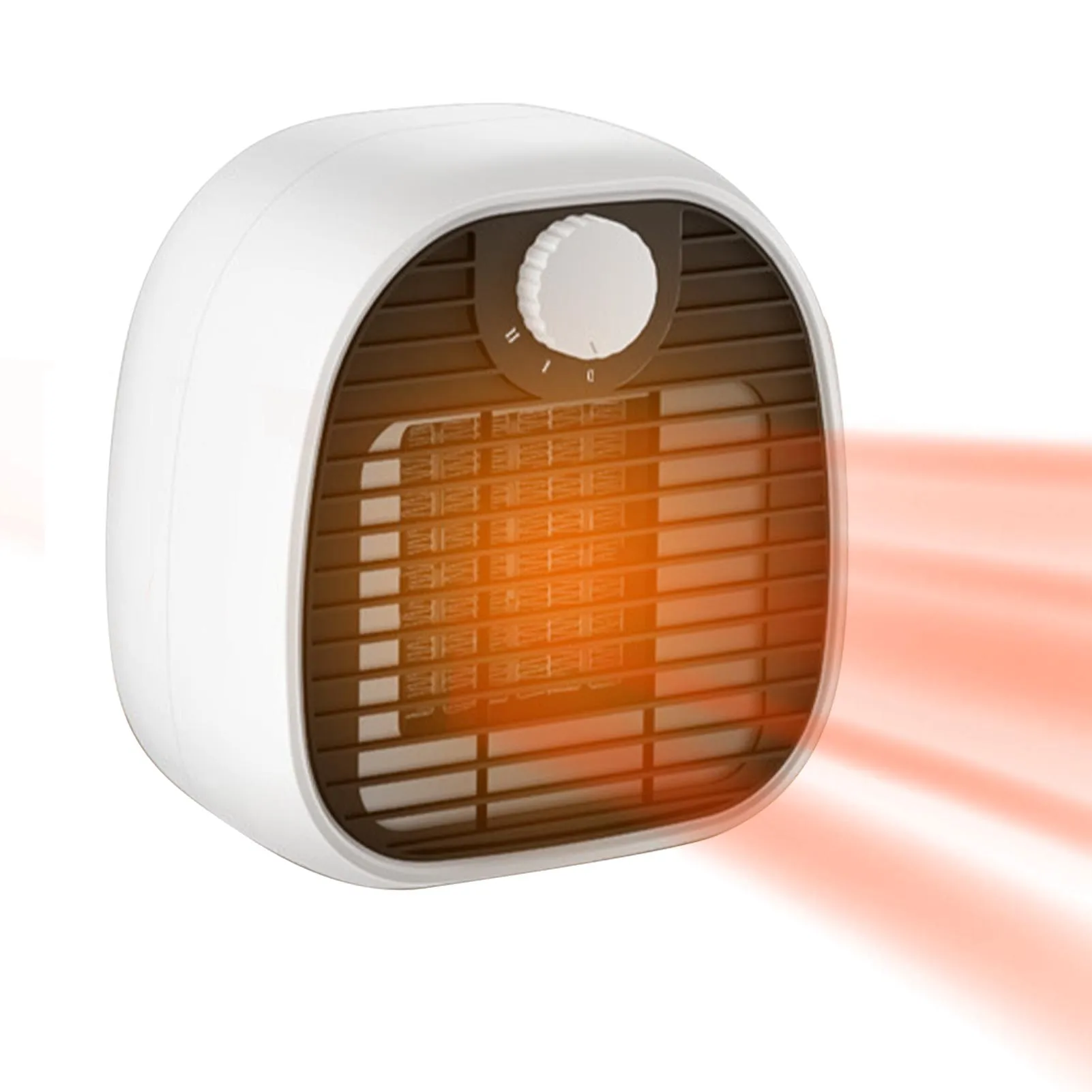 

Small Space Heater Portable Ceramic Heater Fan With Thermostat Personal Heater With Heat Prevention For Bedrooms Offices Indoors