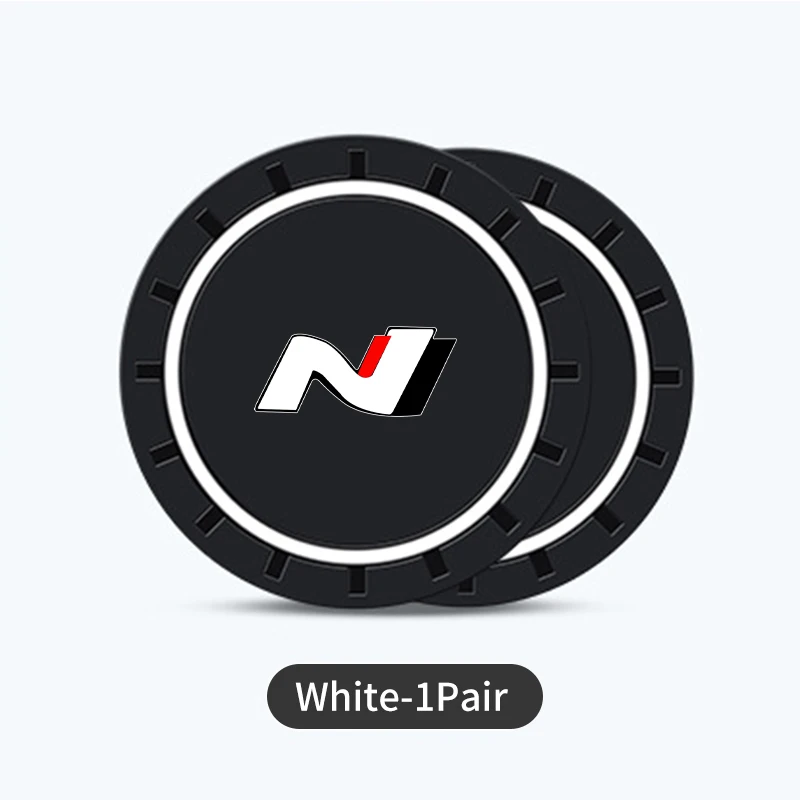 

2 шт. силиконовый автомобильный держатель для стакана с водой, противоскользящий коврик для Hyundai Sonata i30 i20 Tucson Elantra Kona N Line