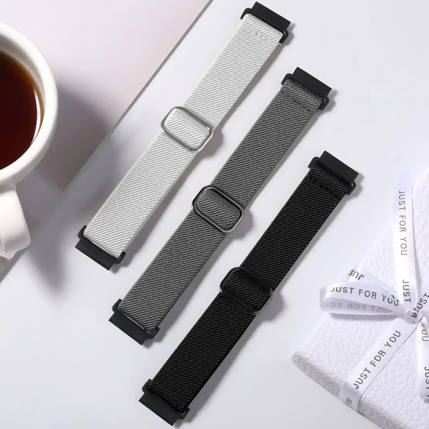 Нейлоновый ремешок 20 мм 22 для Garmin Vivoactive 5 4 3 часов Venu 2 Forerunner 645 255 Music 55 245 эластичный