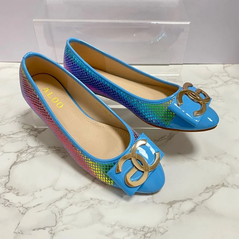 

Женские туфли с блестками и бантом, Повседневные Удобные туфли на плоской подошве, с закрытым носком, на весну, 2023