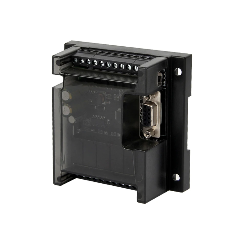 Контроллер скорости передачи данных PLC 9600 DC24V с оболочкой FX2N-10 14/20 // 24/30/32MR MT, реле транзистора 0-10 В, аналоговый модуль выхода