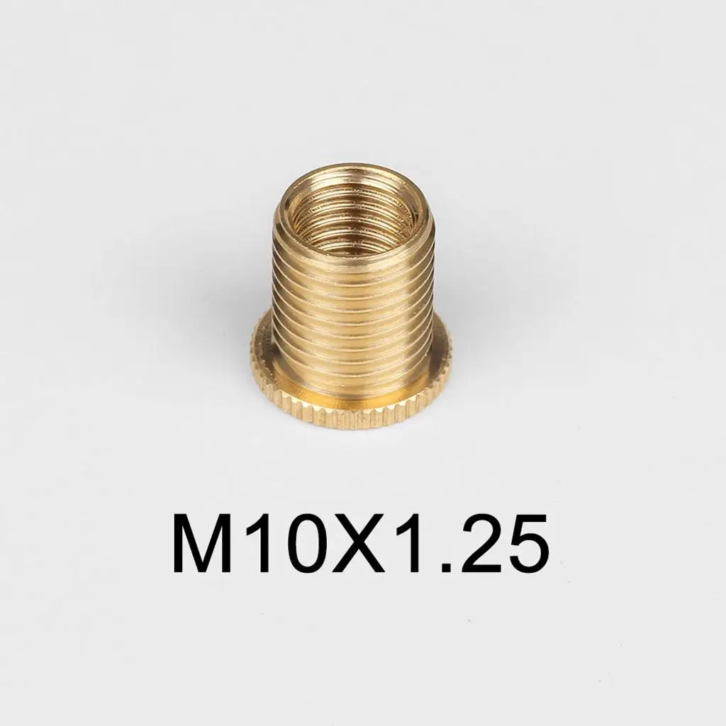 

3x Pack of 5 Universal Gear Knob Adapter Nuts Insert Set M10x1.25 Gold
