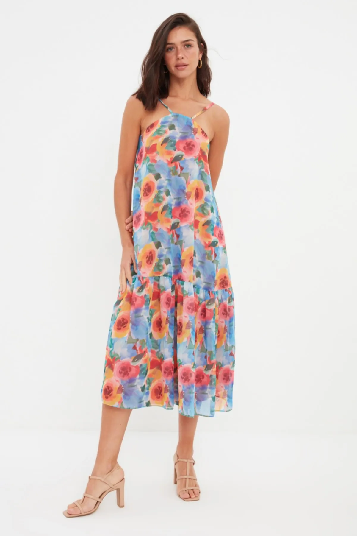 

Women's Dress Casual Casual Floral Pattern Elegant Fashion Casual Casual Casual Casual Short Sleeve Summer Boho Beach Dress