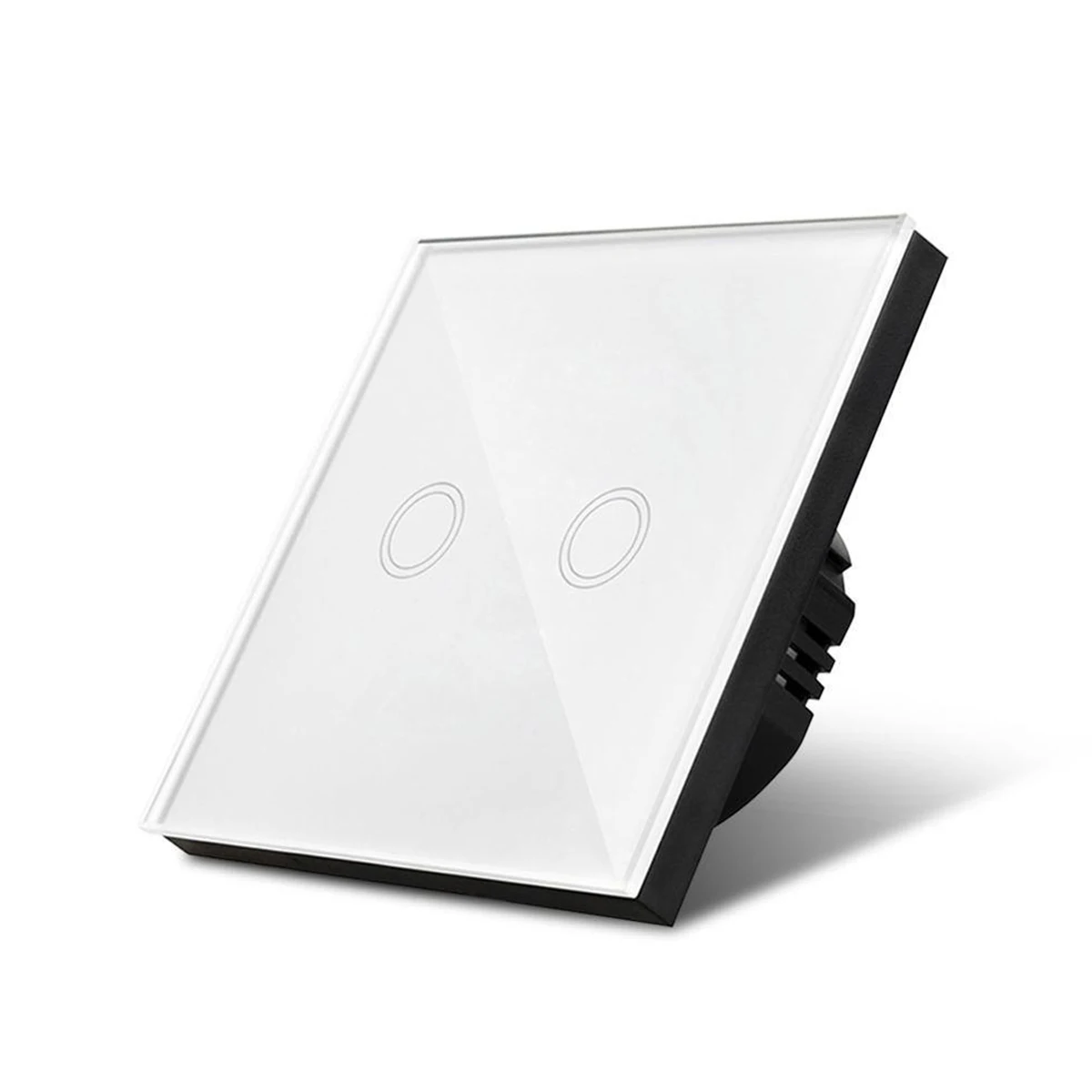 220V 1/2/3 Gang 1 Way Crystal Glass Panel Home Wall Light Touch Control Switch EU UK Standard 220V