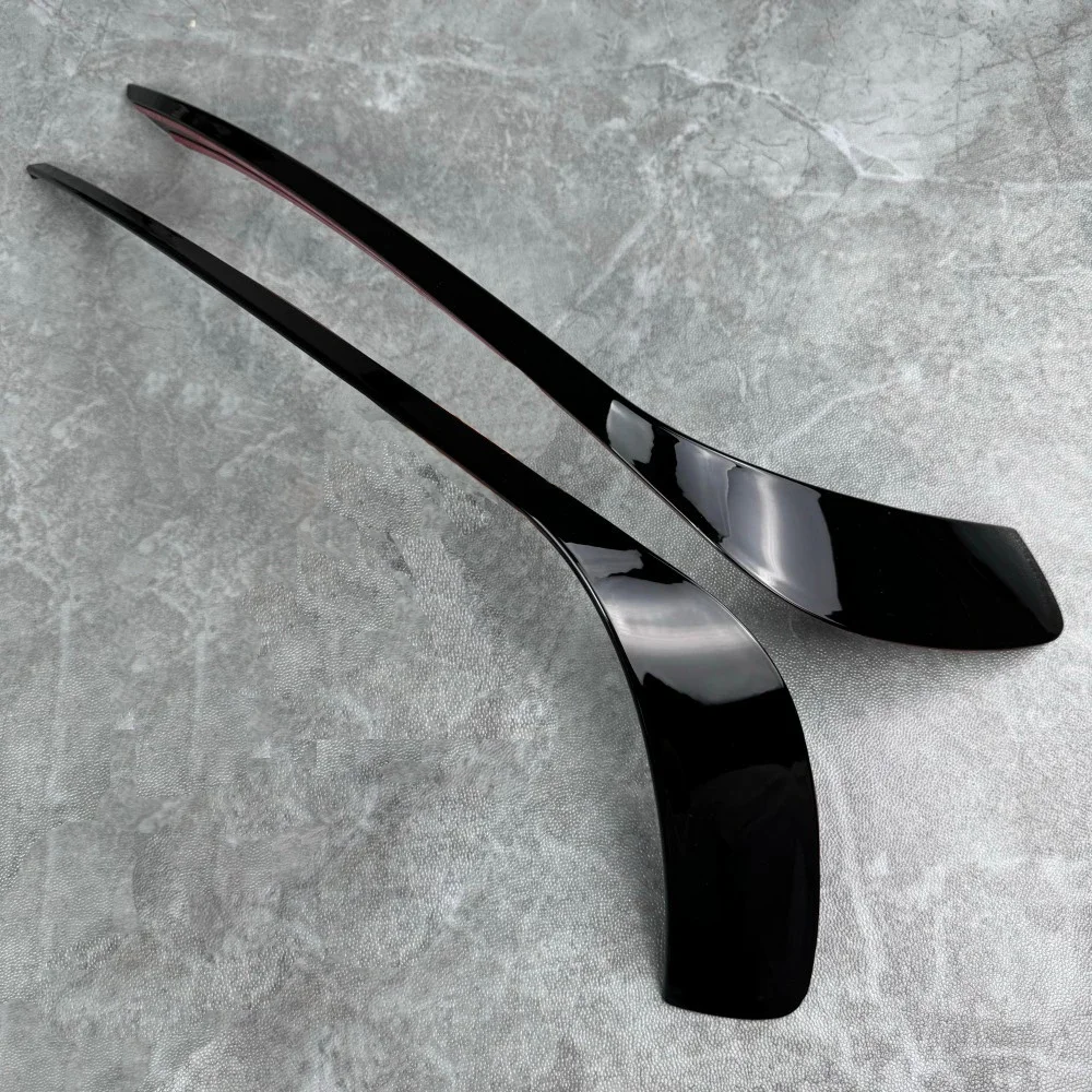 6 шт. передний бампер Canards Splitter для Mercedes Benz A Class W176 Pre-Facelift AMG A180 A200 A250 A45 2013 2014 2015