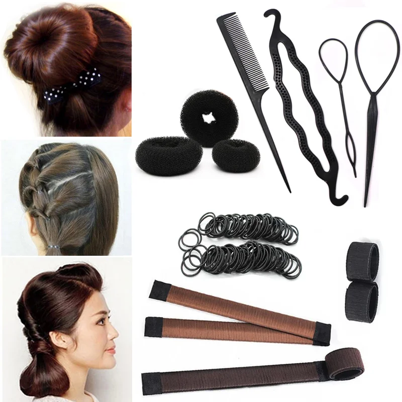

Magic Hair Styling Tools DIY Ponytail Hair Braiding Braider Accessories Twist Bun Barrette Hair Clips for Women Hairdressing