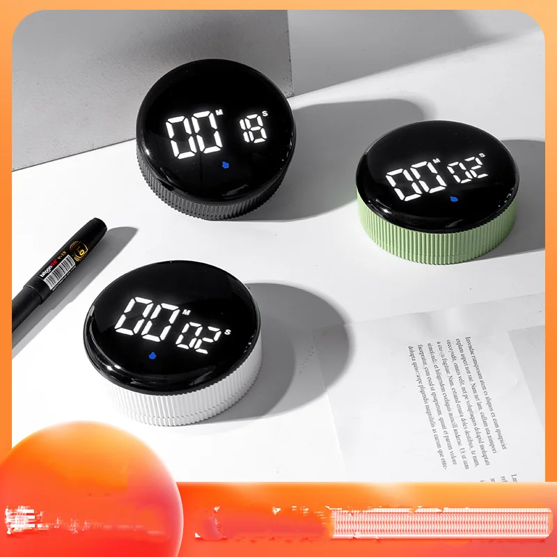 

New Rotating Timer Creative Led Office Students Mute Timer Reminder Home Kitchen Timekeeping