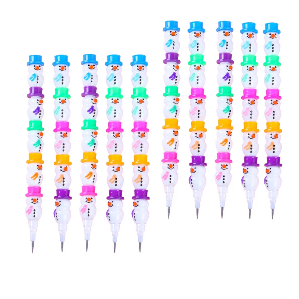 

Christmas Stackablestudent Students Multi Fillers Bag Goodie Fancy Favors Party Bulkbirthday Stacking Snowman Pen Writing