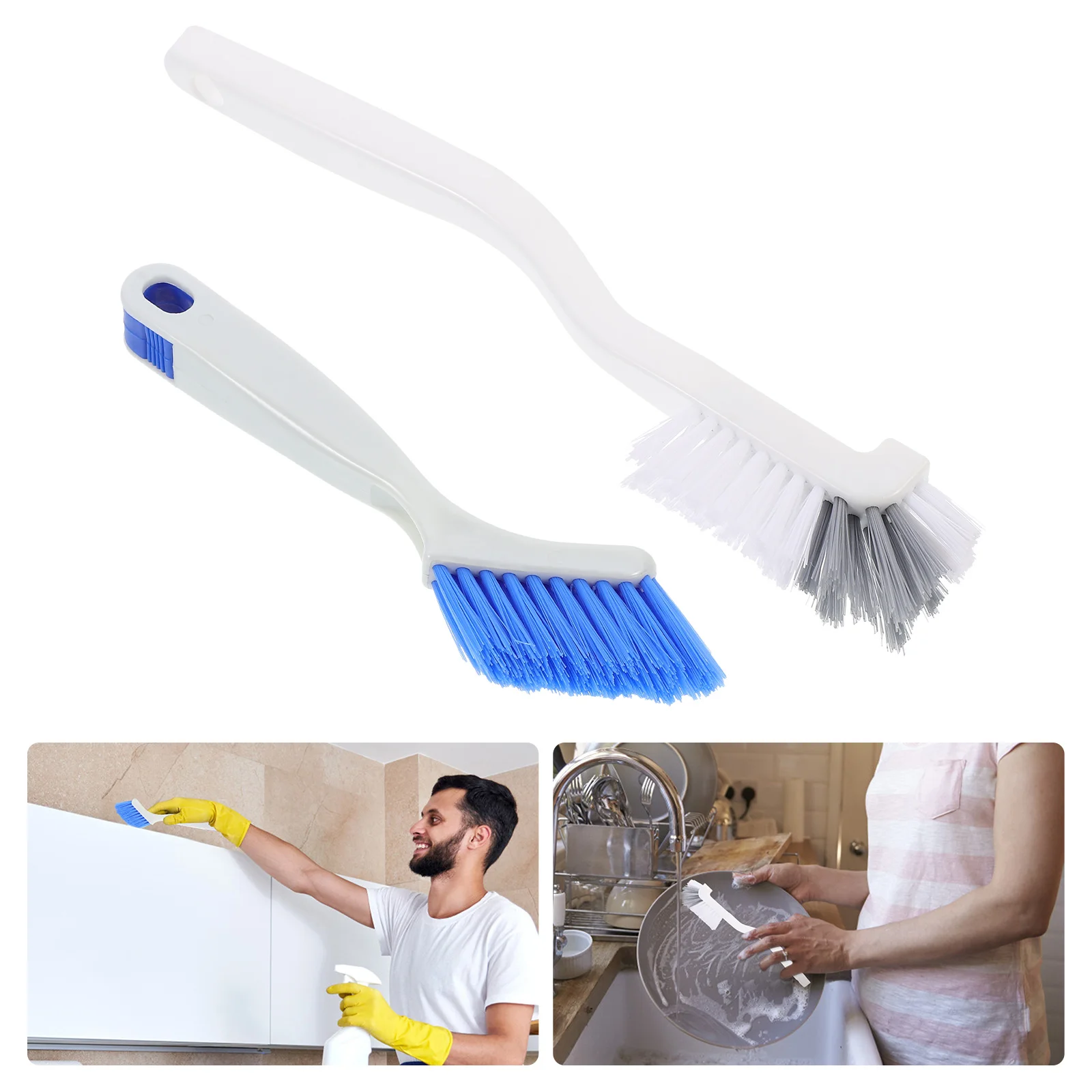 

Brush Cleaning Floor Scrubber Cleaner Tile Hand Brushes Broom Supplies Tool Corner Washing Kitchen Scrubbing Bathtub Sink