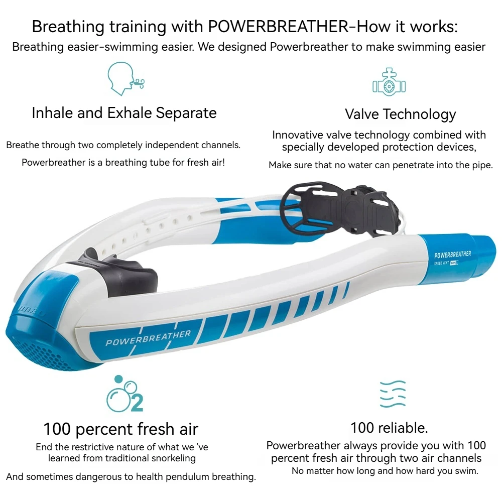 Силиконовая трубка для дайвинга POWERBREATHER