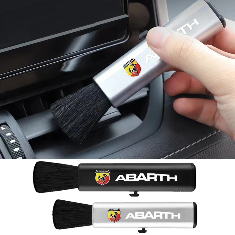 

Car Air Conditioner Air Outlet Cleaning Small Soft Brush for Abarth Accessories 500 595 124 147 Competizione Carbono Punto Evo