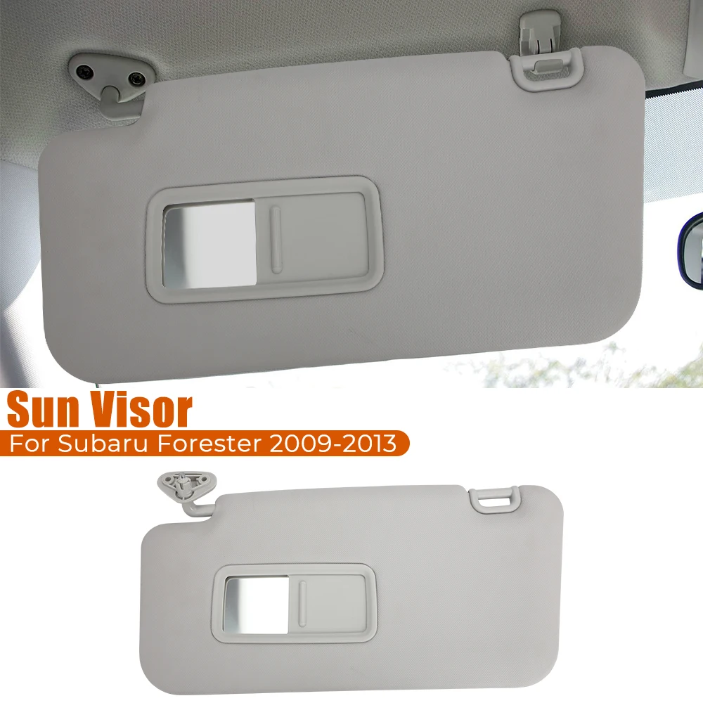 Серый автомобильный солнцезащитный козырек с левой стороны водителя пассажира