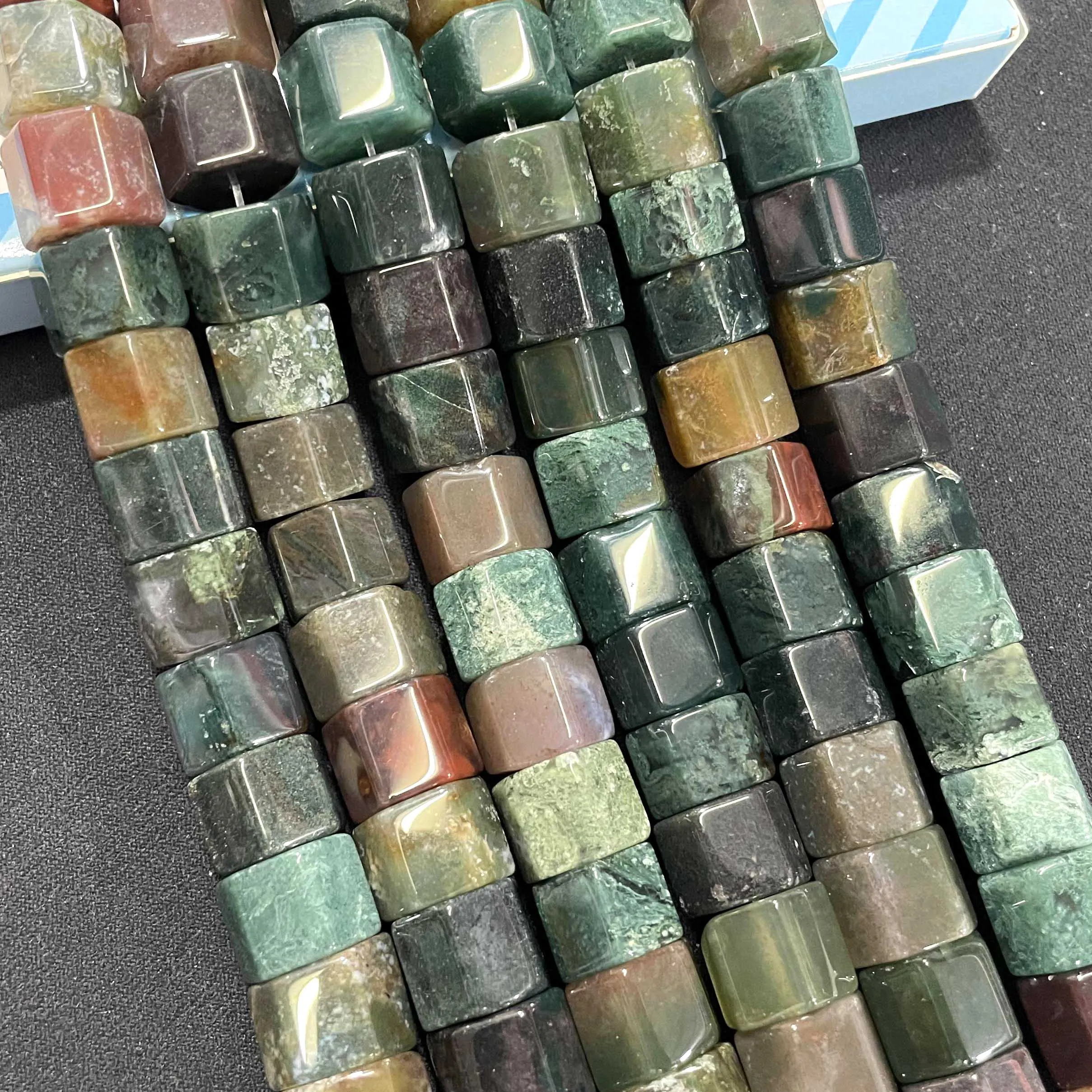 Натуральный камень 10*14 мм плоский цилиндр Агаты тигровый глаз розы кварцевые