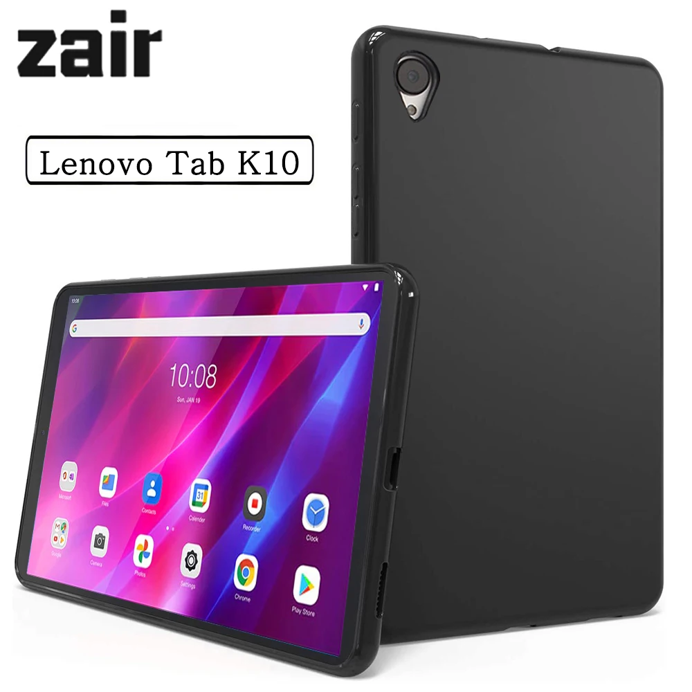 

Мягкий силиконовый чехол для Lenovo Tab K10 10,3 2021 TB-X6C6F TB-X6C6X, гибкий чехол для планшета, черный бампер, задняя крышка