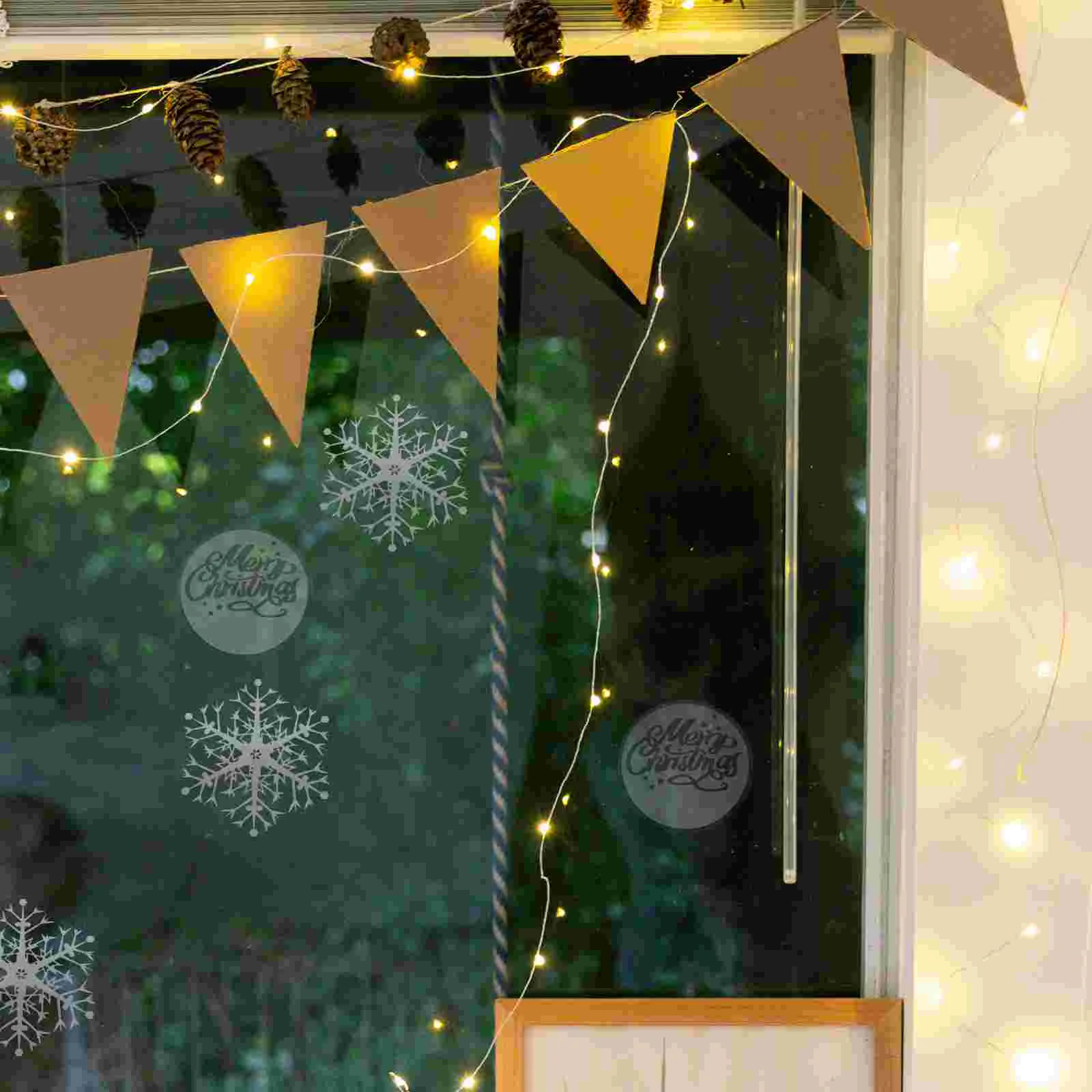 

Christmas Stickers Stickerdecals Tag Label Envelope Seal Round Gift Merry Name Baking Winter Diy Festival Holiday Decorative