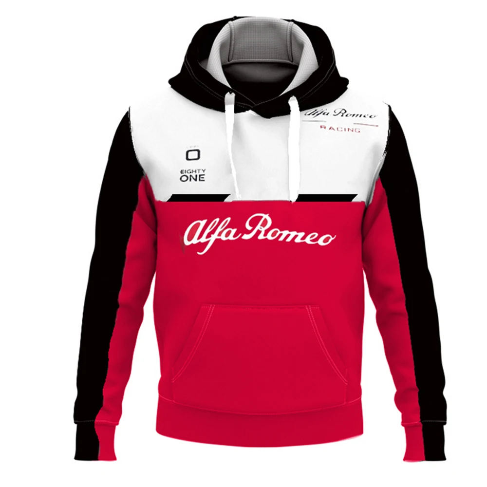 

Alfa Romeo F1-cover With Hob And Zipper For Men, Formula 1 Jersey, Career Commemorative Clothing, 2021 Season