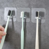removable toothbrush holder transparent travel stand toilet shaver organizer kids tooth brush storage rack bathroom gadgets