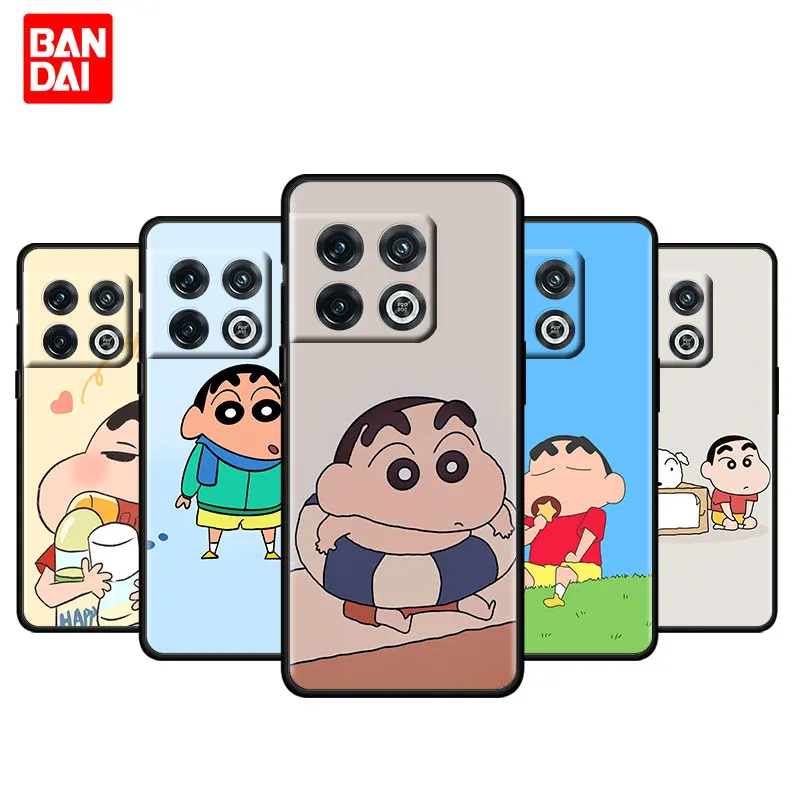 

Cover Case for OnePlus 8 9 10 8T 9R 9RT Pro 9Pro 10Pro Nord CE N200 2 N100 N10 5G Luxury Capa Cartoon Crayons Shin-Chan Cute