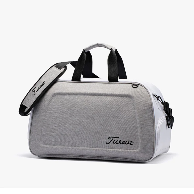 

New Golf Clothing Bag Men's And Women's Fashion Ball Bag Wear-Resistant Pu Material One-Shoulder Large-Capacity Sports Handbag