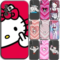hello kitty cute phone cases for xiaomi redmi 9at 9 9t 9a 9c redmi note 9 9 pro 9s 9 pro 5g funda soft tpu back cover