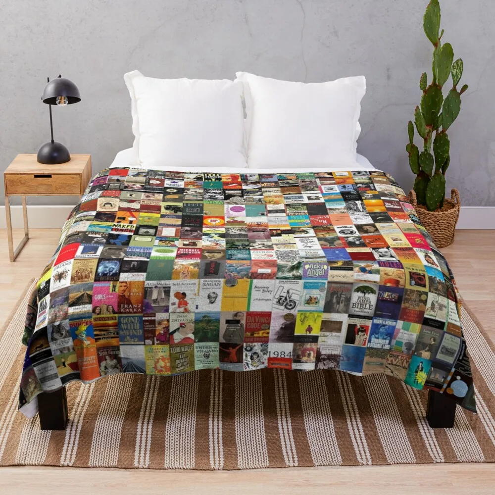 

Classic Books Weighted Soft Barefoot Bohemian Blanket Luxury Throw Blankets