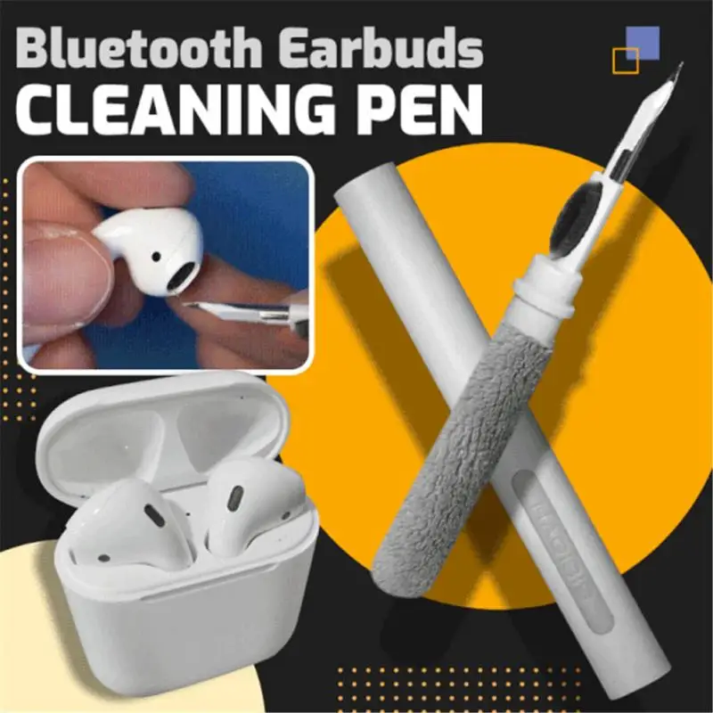 

Набор для чистки наушников с Bluetooth для Airpods Pro 1 2, наушники-капельки, ручка, щетка, беспроводные наушники, чехол, чистящие инструменты для Iphone, ...