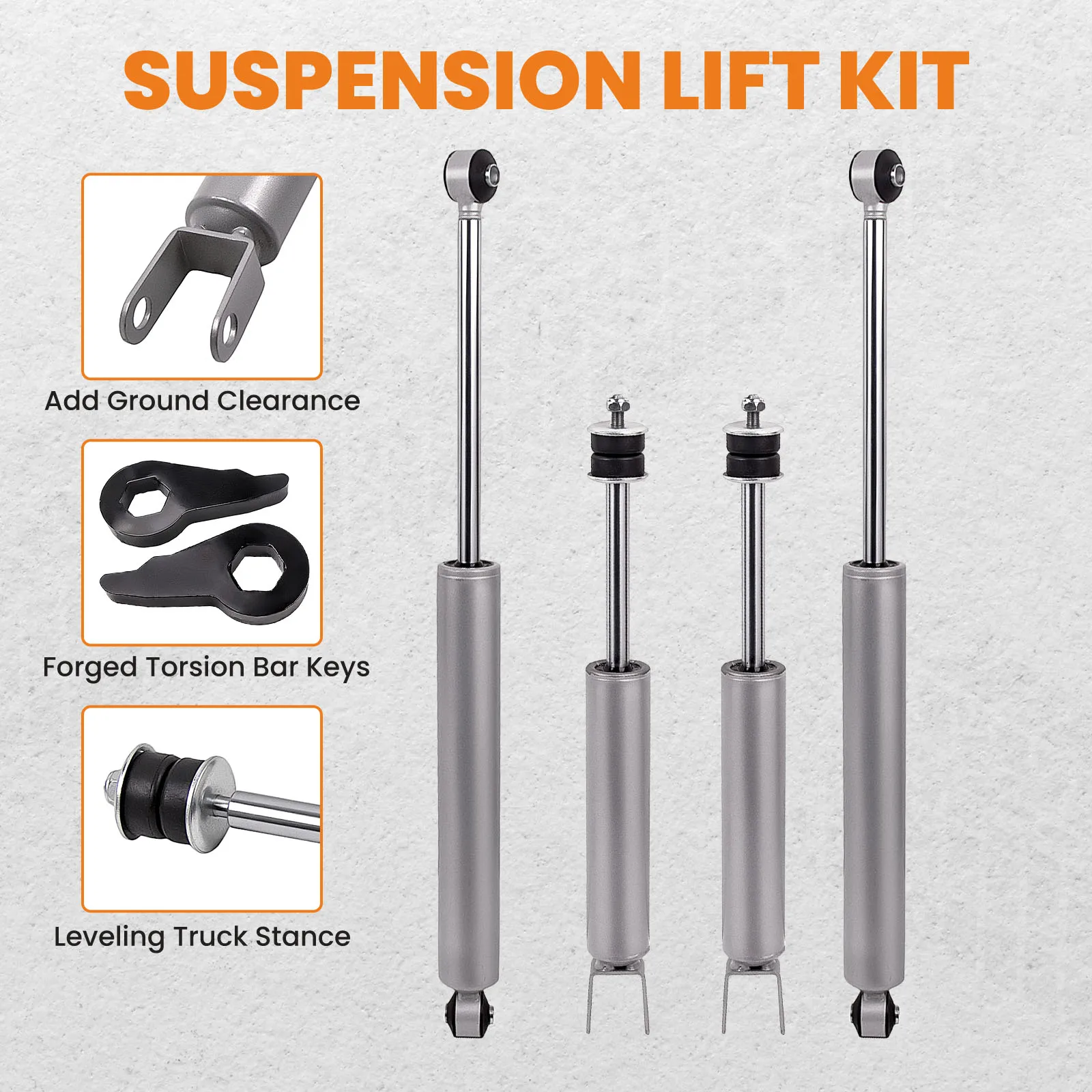 

3" Suspension Lift kit for GMC 1500 Silverado / Sierra 6 Lug 4WD 1999-2006