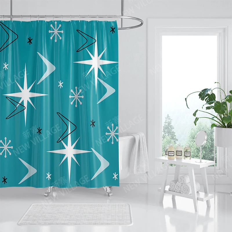 

Водонепроницаемая душевая занавеска из полиэстера 180x180