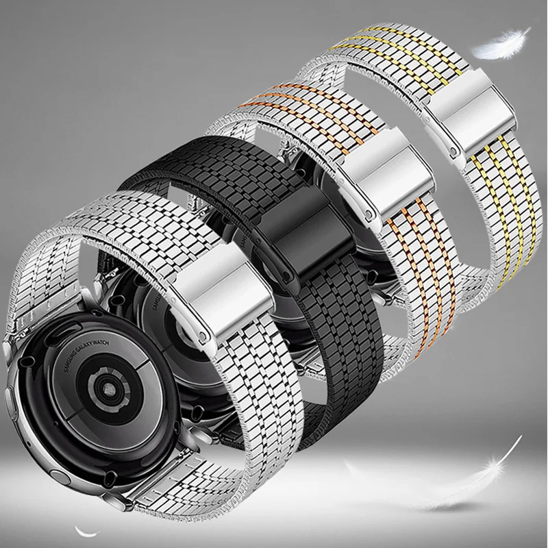 Milan Metal Steel Belt Adaptation GT 2/3pro/Watch3/ New BUDS Stainless Watch Belt 20/22mm
