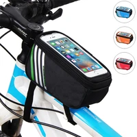 5 7 inch bicycle front rack top tube bicyclebag mtb reflective bicycle rainproof touch phonescreen protector bicycle accessories