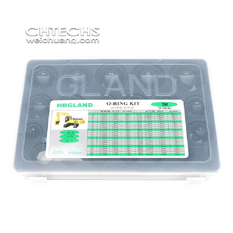 Прямая продажа с фабрики Детский комплект уплотнительных колец для SK HYUNDAI E