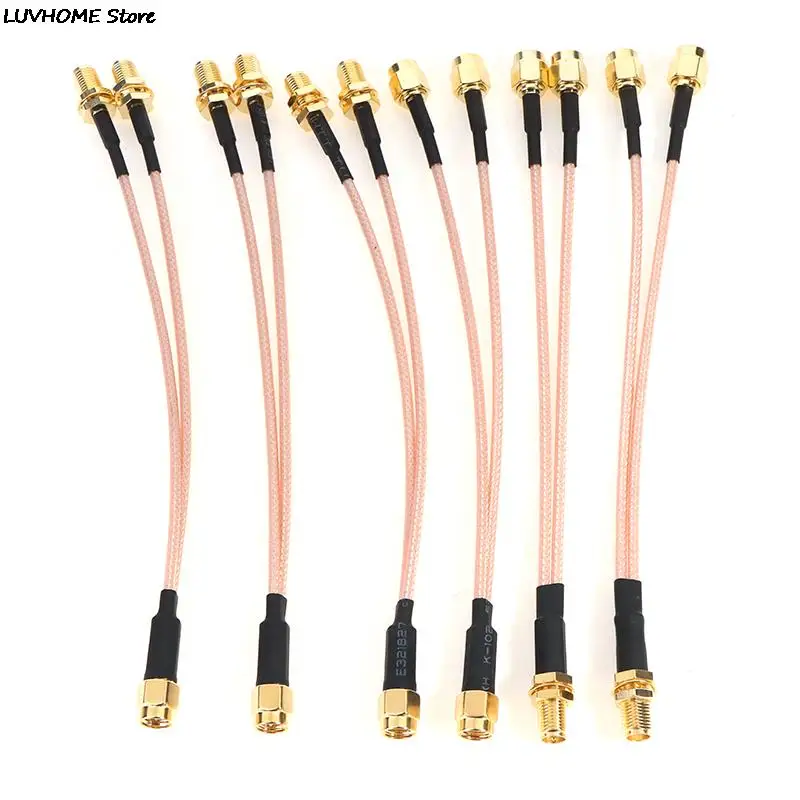 

SMA в 2X SMA Male Female Y type сплиттер-Сумматор Jumper Cable Pigtail
