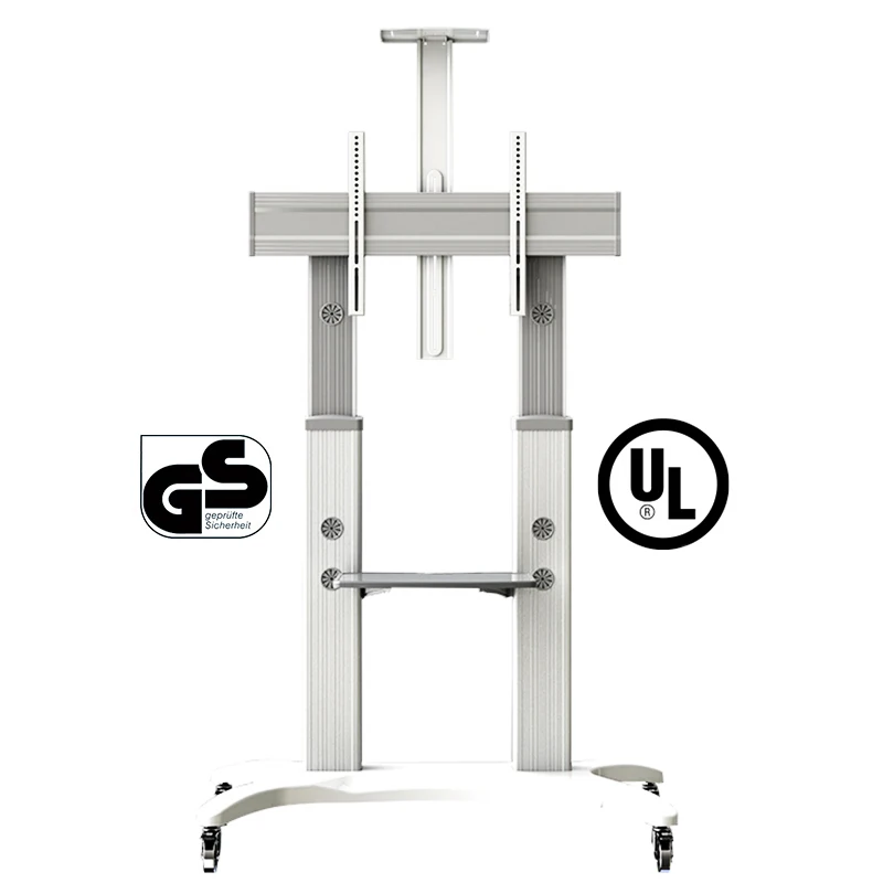 

Floor standing BOE whiteboard Mobile display rack video conference hanger for 65 75 86inch smart board