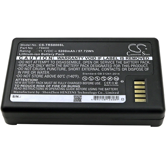 

Cameron Sino 5200mAh Battery For Trimble SPS700 SPS710 SPS720 SPS730 SPS930 RTS633 RTS655 RTS773 RTS873 RTS573 Total Station