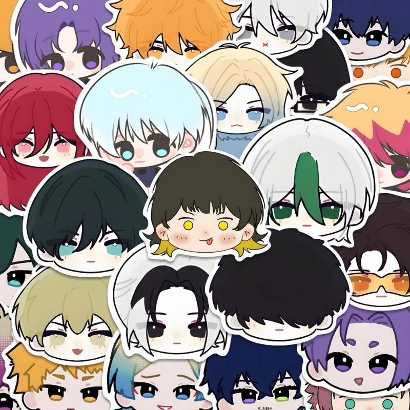 

Синий фотопостер, аниме наклейки, Детские канцелярские принадлежности, обои для студентов, водостойкая наклейка по периметру, подарок «сделай сам»