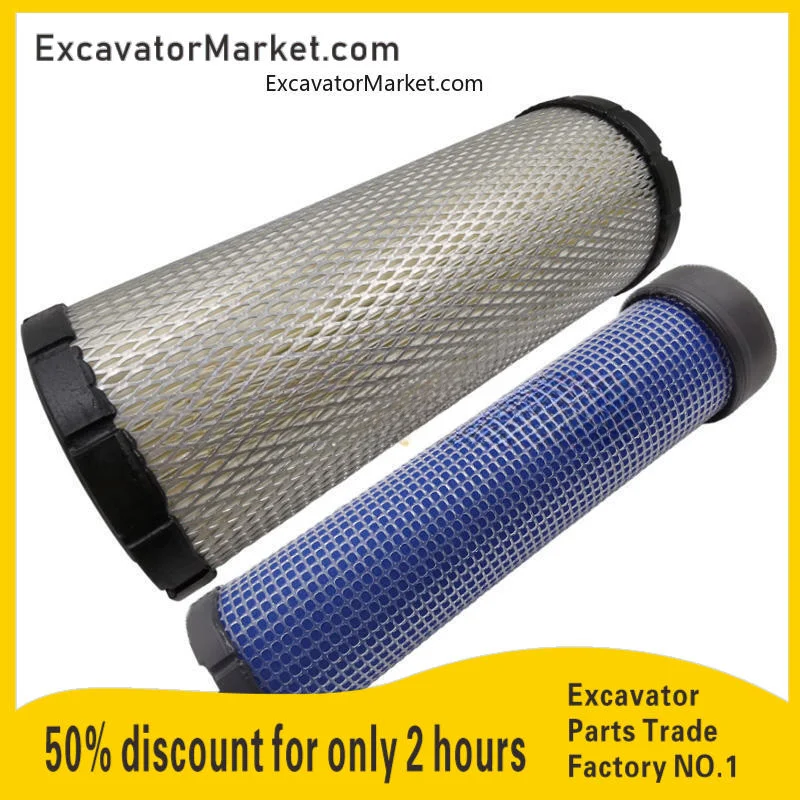 Элемент воздушного фильтра Yanmar engine 4TNV88 для экскаватора Kobelco SK60 DH60-5/7 EX70 аксессуары