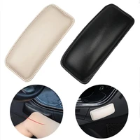 pu leather car knee pad car pillow cushion for car interior pillow elastic cushion memory foam auto accessories