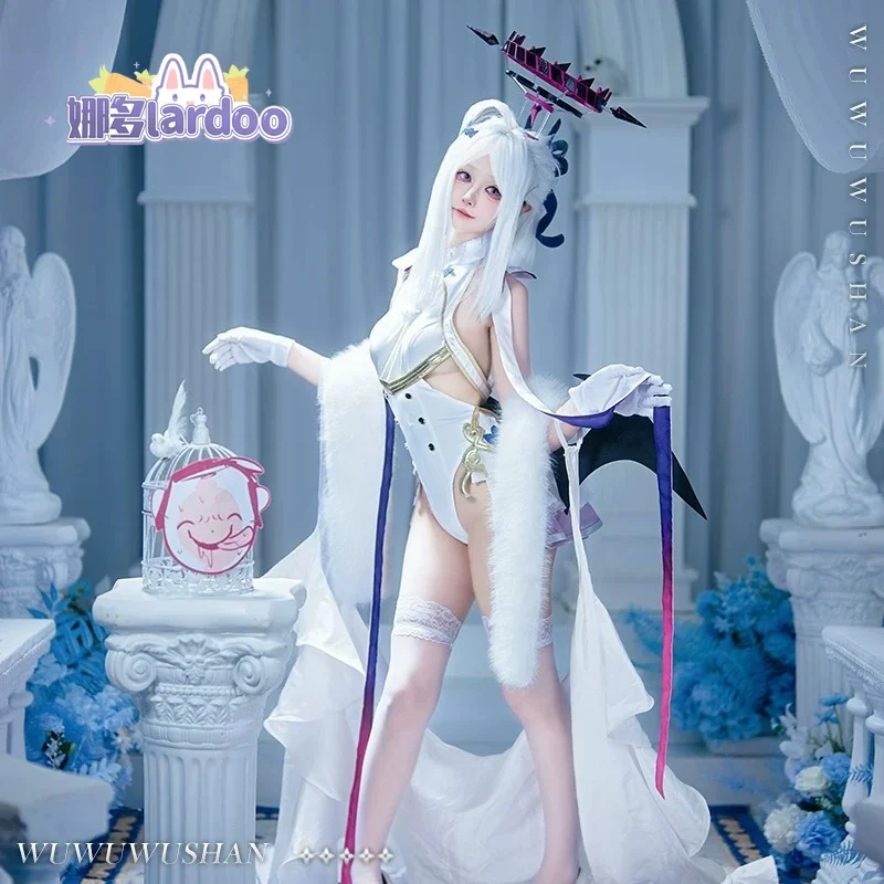 Фото Костюм для косплея по игре Azur Lane: Сорасаки Хина, униформа для Хэллоуина, карнавальный реквизит для женщин и мужчин №5