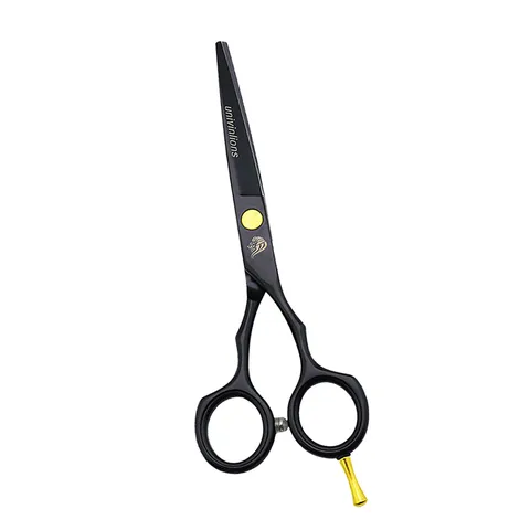 Черные ножницы для волос 5,5 дюйма, искусственные ножницы, дизайнерские Дешевые парикмахерские инструменты, машинка для стрижки волос, детские ножницы