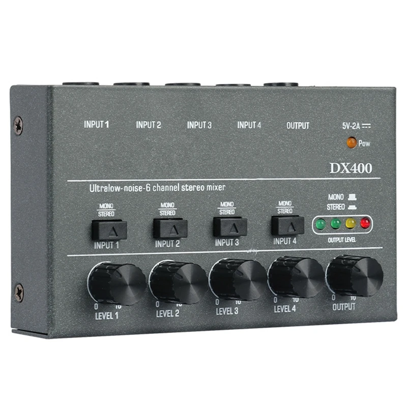 

4 Channel Line Mini Volume Amplifiers Audio Mixers Stereo Mini Sound Mixer Mini Sound Mixer With Mono For Individual Composition