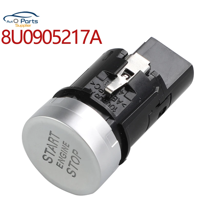 

New 8U0905217A Engine Start Stop Ignition Switch Chrome Trim Keyless for Audi Q3 2012-2018