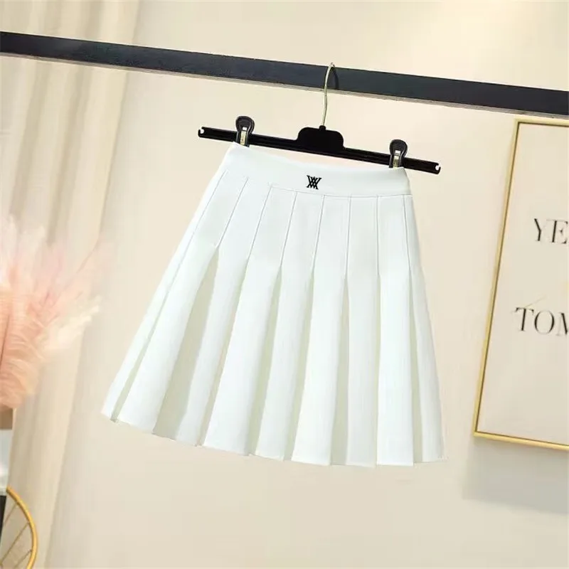 

Women Skirts Golf Wear Summer Fitness Golf Skirt High Waist Stretch Pleated Skirt Ladies Tennis Sports Running A-line skirts