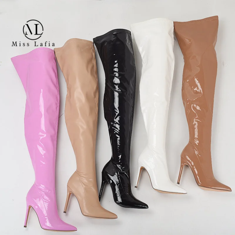 

Miss Lafia 2023 New Style Europe American Woman Boots Lady Trend Fashion Sexy Nighclub High Heels Thigh Over Knee Boots Shoes